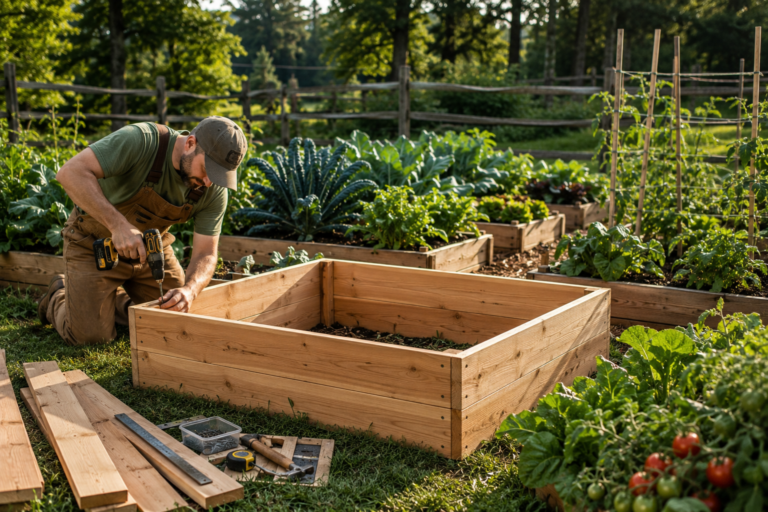 How to Build a Raised Garden Bed Step by Step